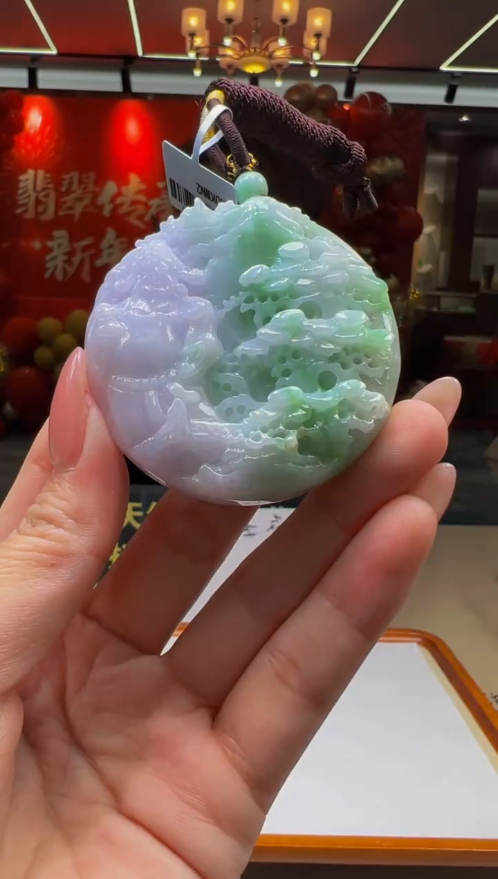 【闪购商品】定制翡翠未镶嵌Q2025-1-27-18