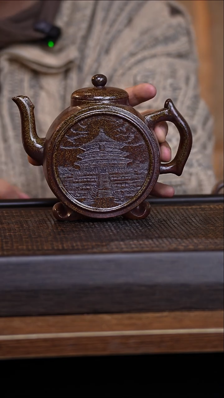 茶壶紫砂宜兴手工原矿紫砂壶001