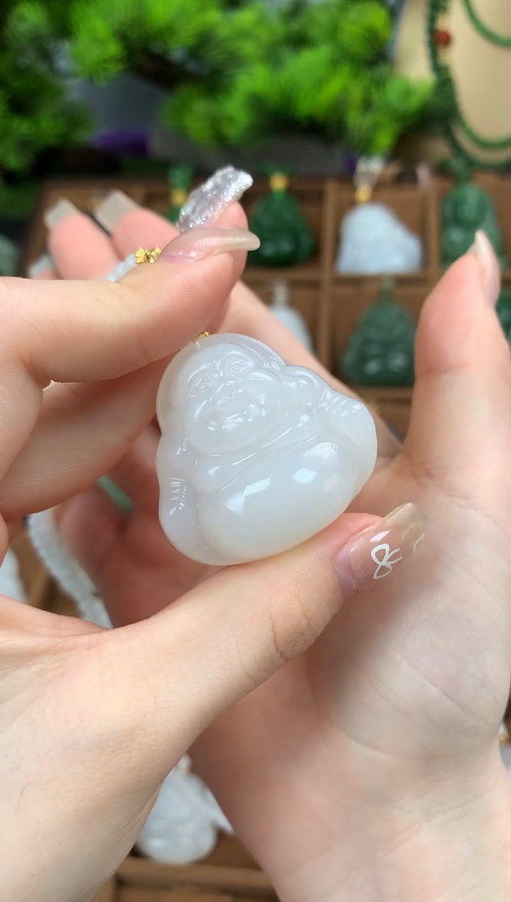 【闪购商品】和田玉颈饰未镶嵌吊坠35mm