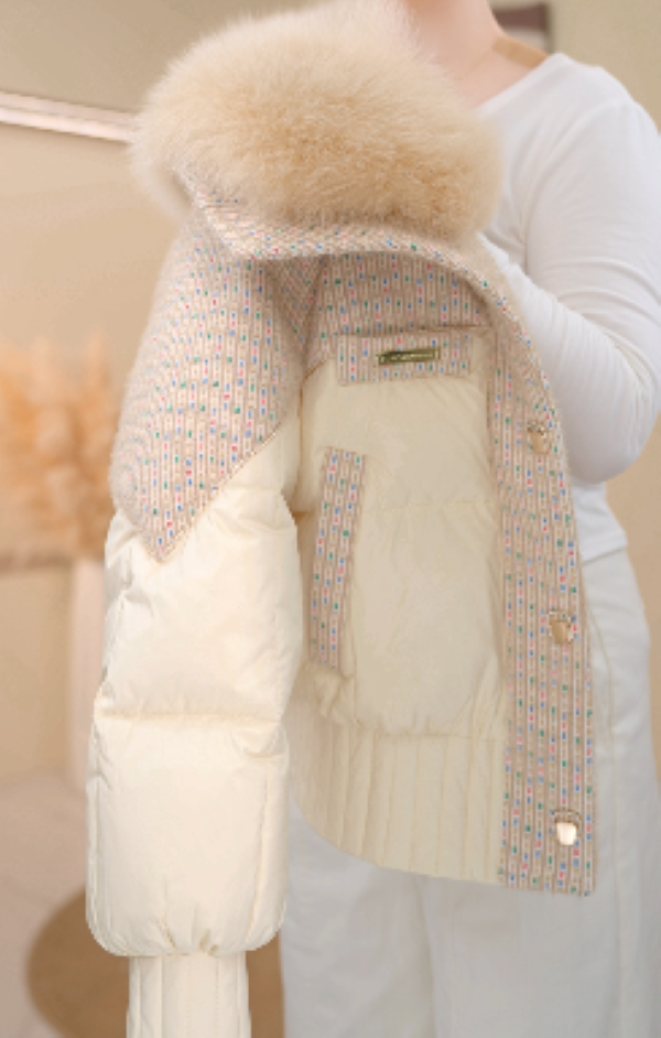 NX-2025冬季新款高端毛领羽绒服