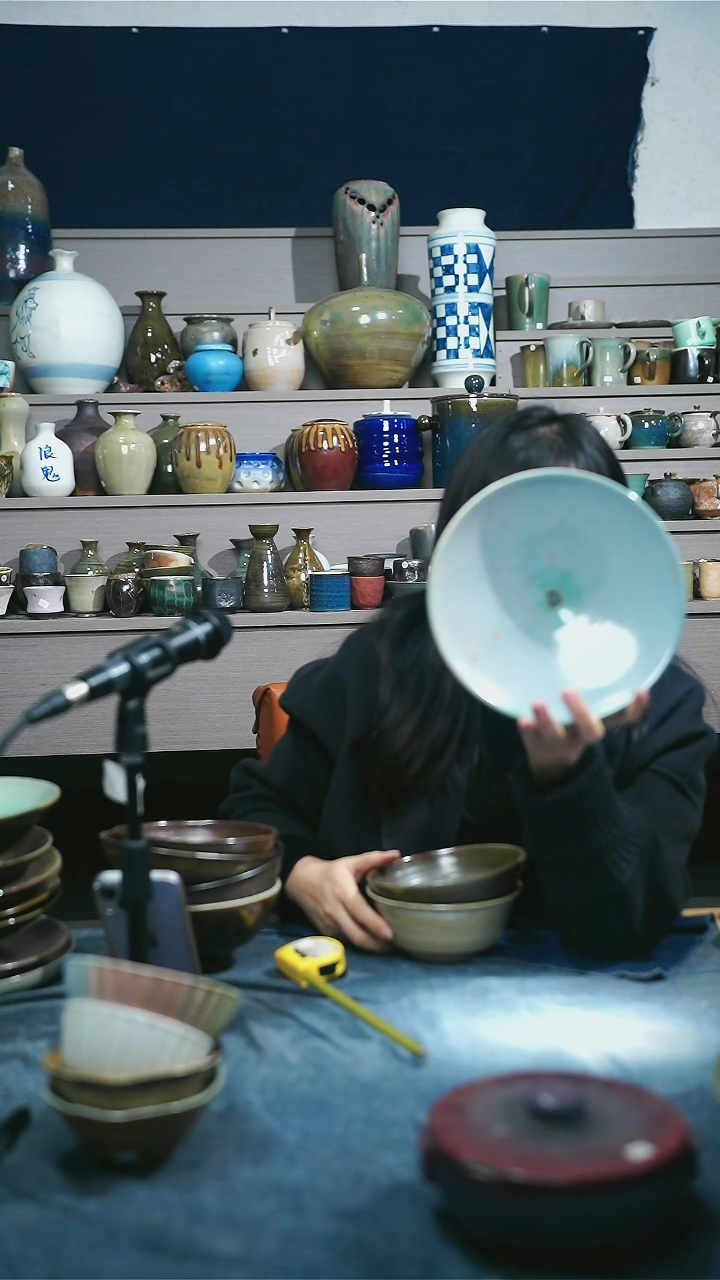 【闪购商品】碗浪鬼柴烧釉绘柴烧