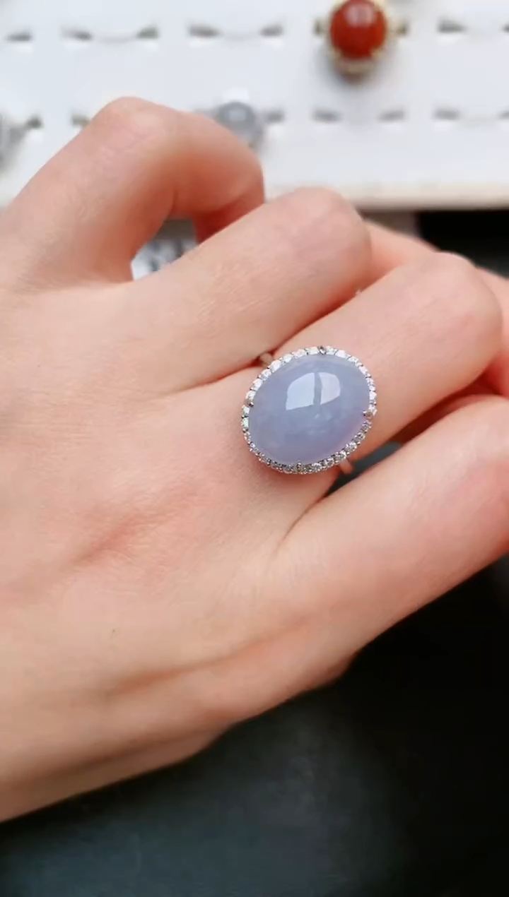 【闪购商品】翡翠戒指银S925镶嵌....