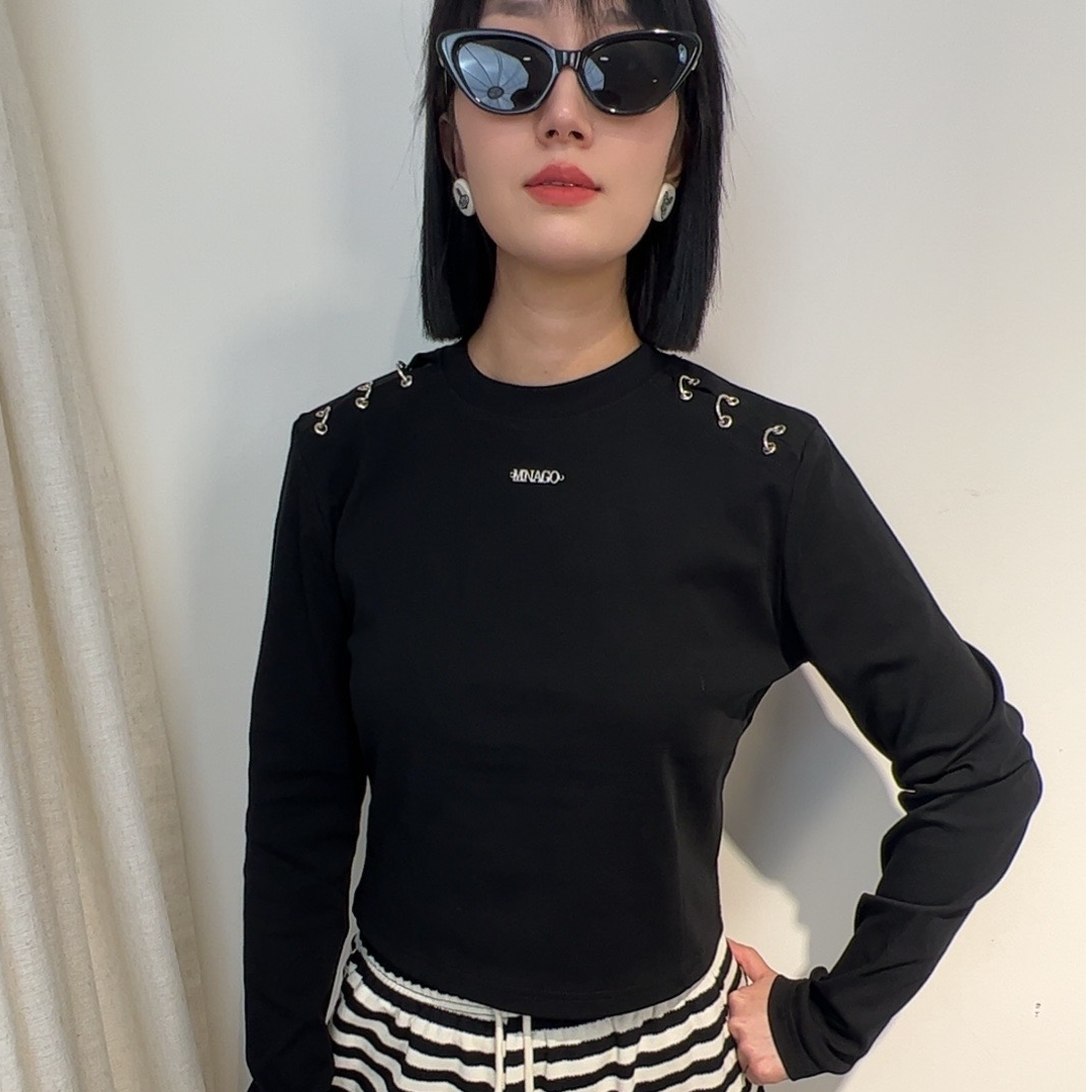 【七七大麦】环环打底衫