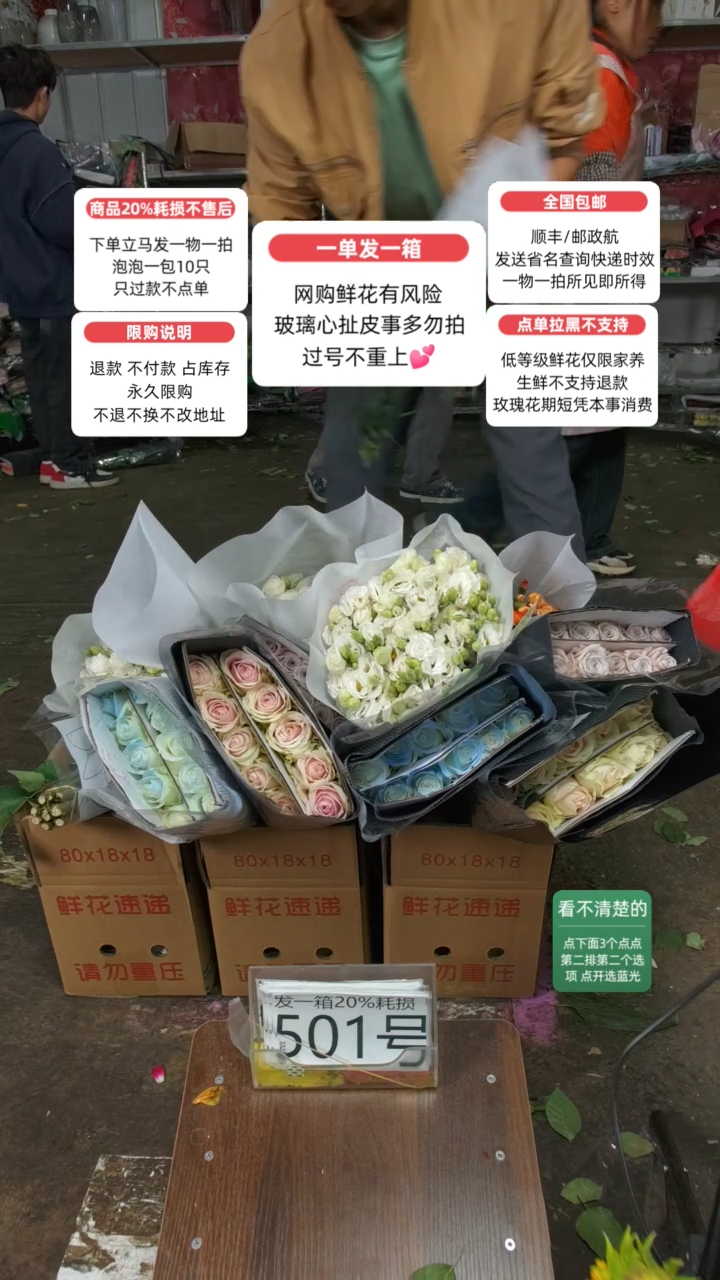 20%耗损发一箱❤号501