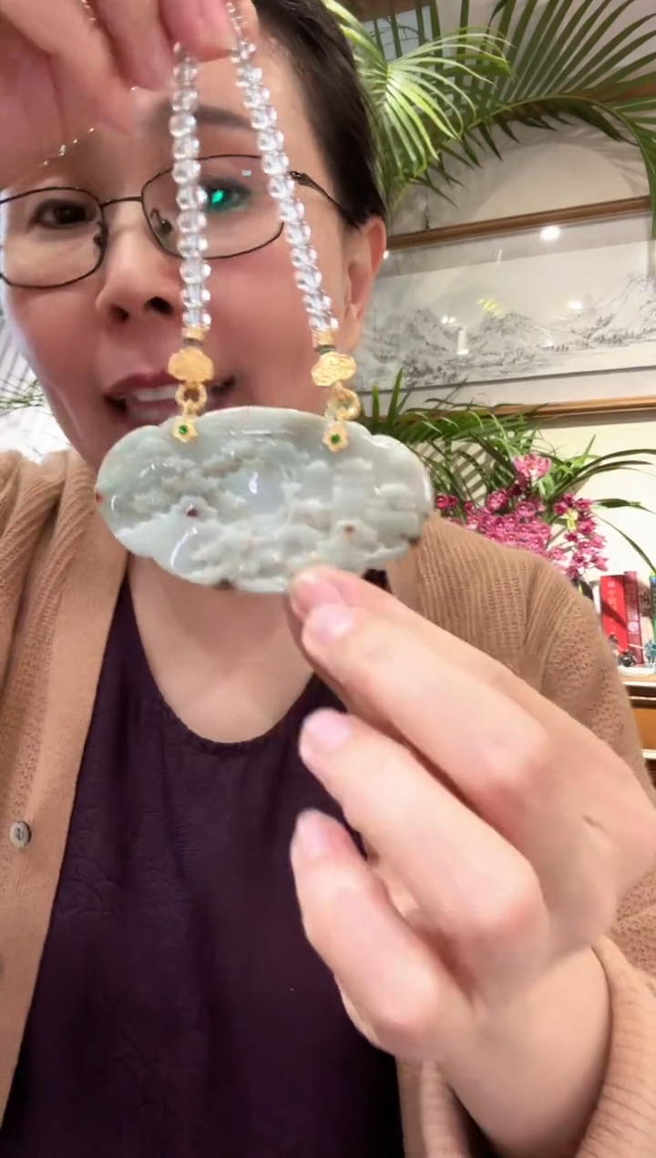 【闪购商品】翡翠颈饰未镶嵌国风