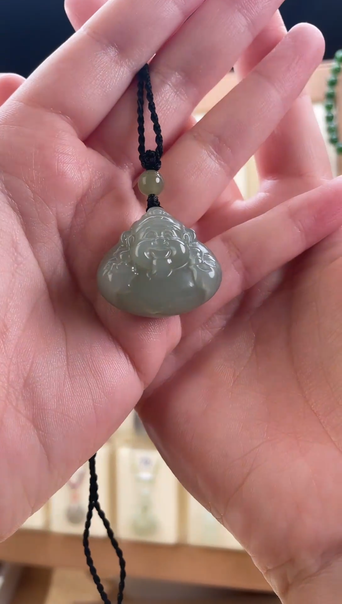 【闪购商品】和田玉颈饰未镶嵌和田玉财神挂件