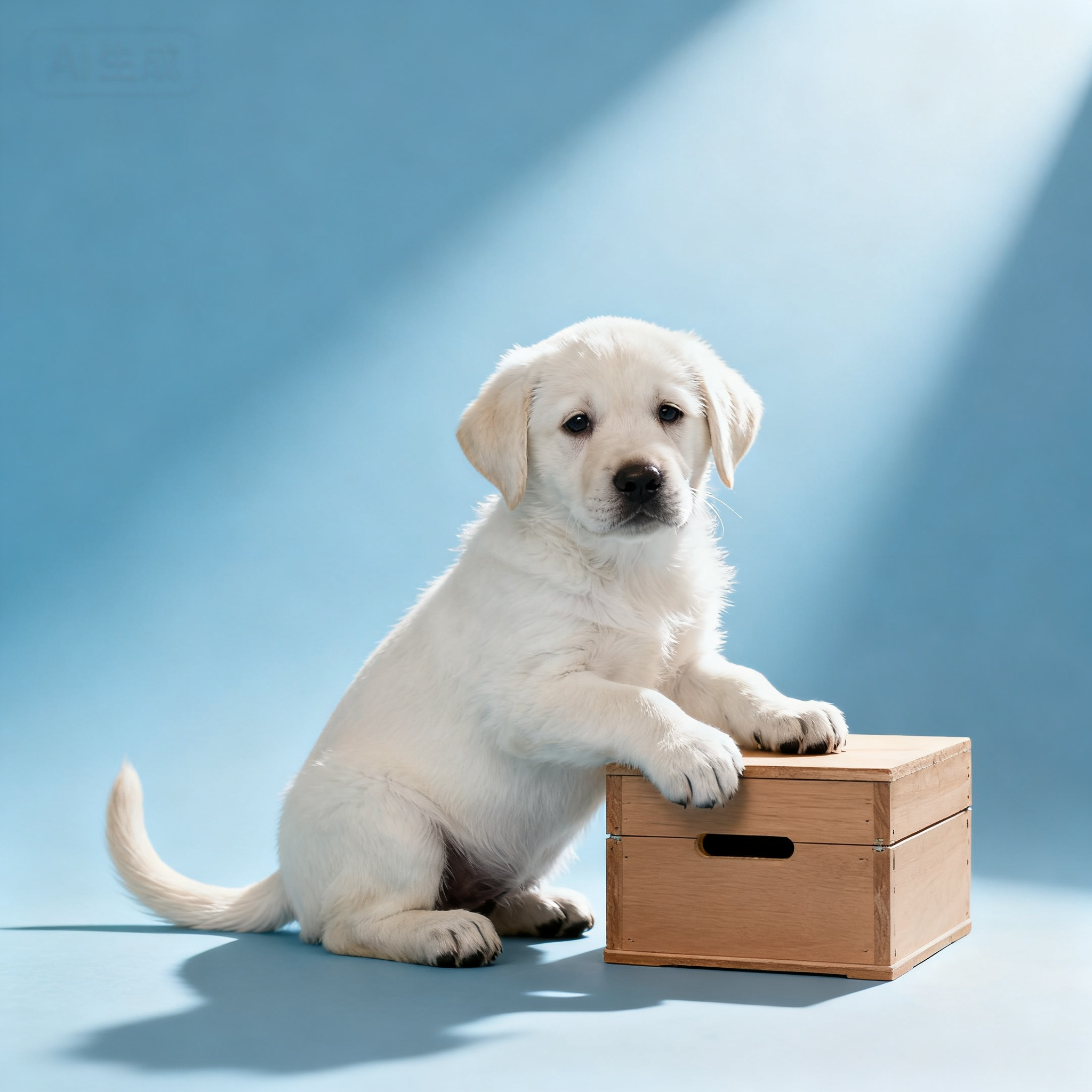 拉布拉多幼犬巡回犬白色听话大骨架真狗短毛伴侣型犬幼崽活泼聪明