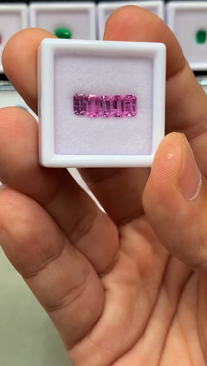 【闪购商品】定制蓝宝石裸石未镶嵌祖切 一盒5/P 1.50ct