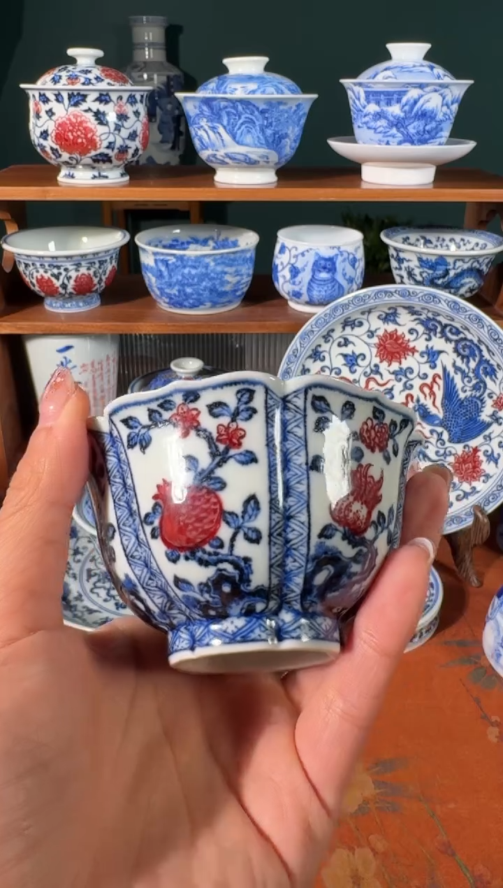 【闪购商品】杯永明尚玩三多葵口杯