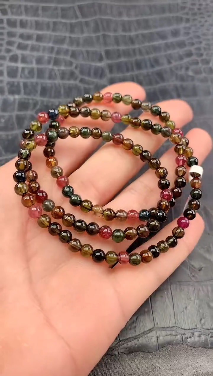 未镶嵌手链碧玺多样性发一条