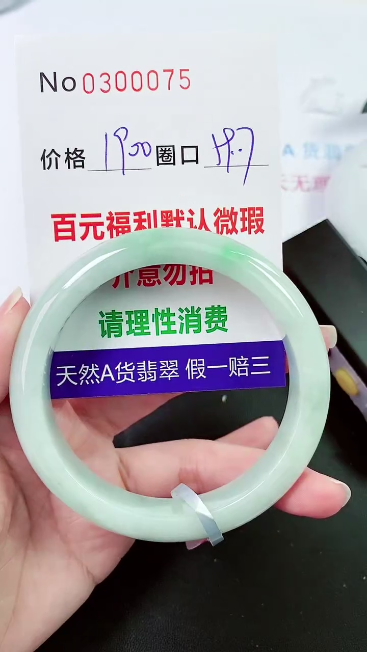 【闪购商品】翡翠手镯未镶嵌00300075