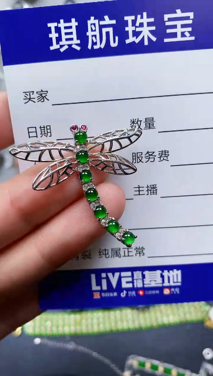 【闪购商品】翡翠颈饰银S925镶嵌0091