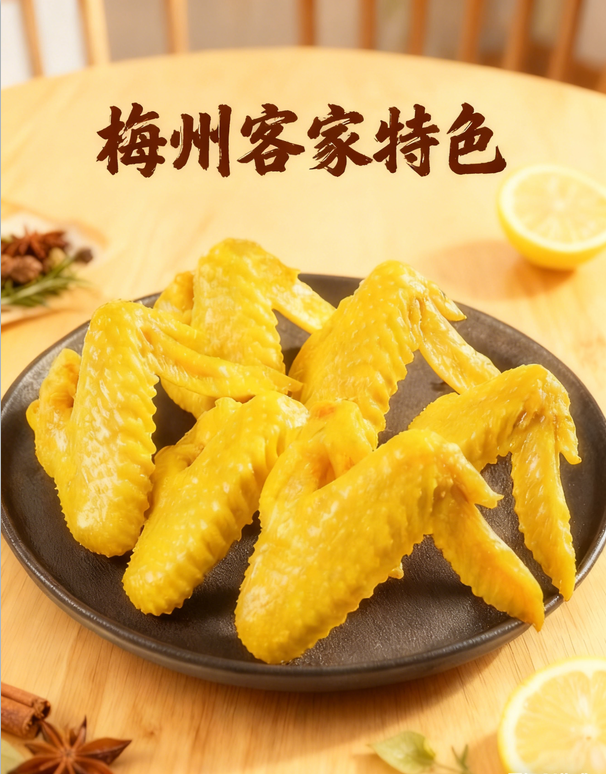 【瑕疵品介意慎拍】梅州客家盐焗鸡翅解馋追剧必备健康开袋即食零食