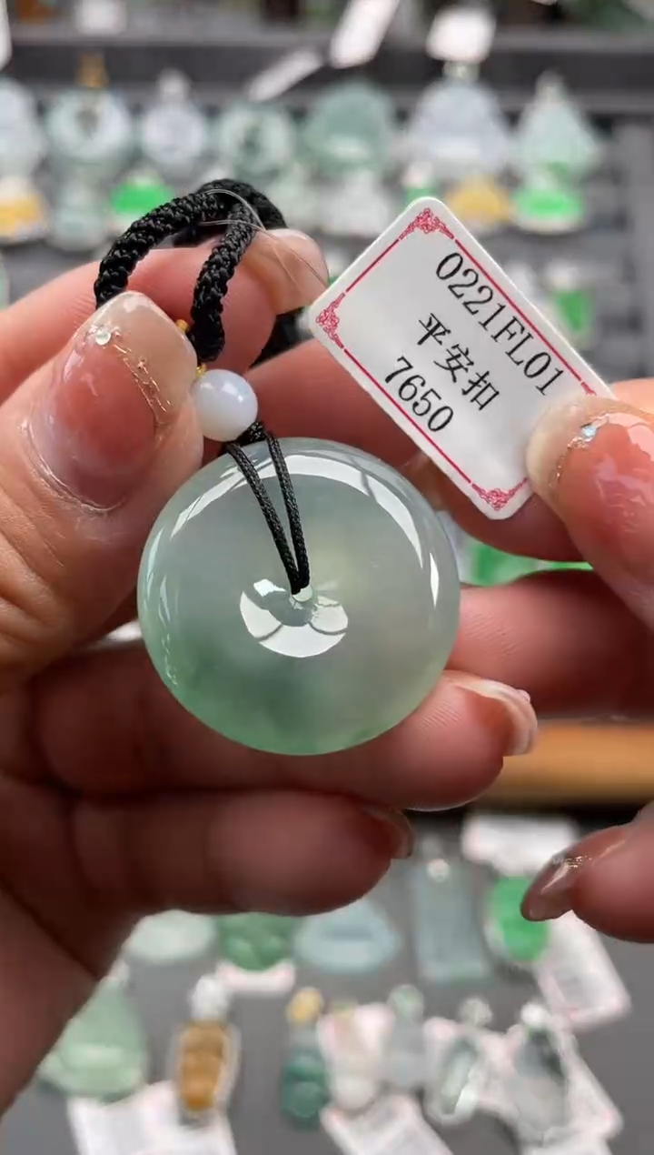 【闪购商品】翡翠挂件未镶嵌0221FL01