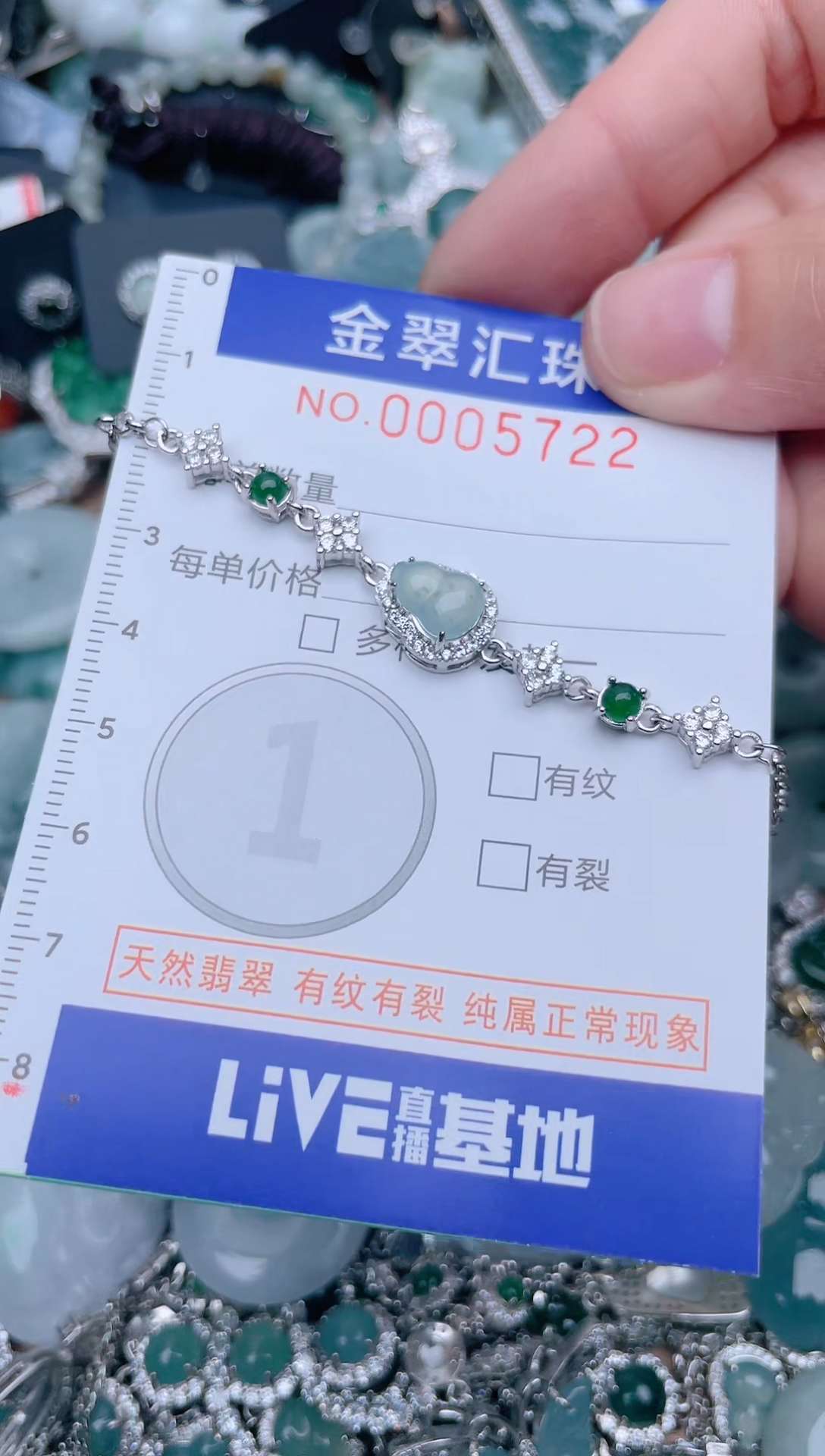 翡翠未镶嵌颈饰5721.......1