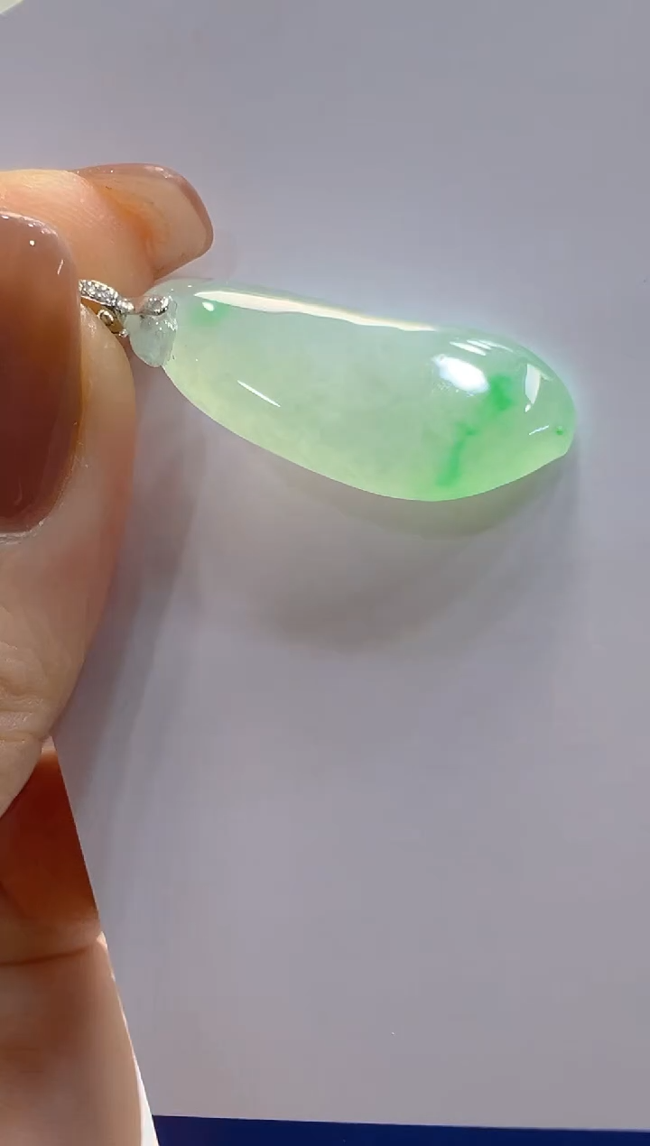 【闪购商品】翡翠吊坠(不含链)18K金镶嵌多样性团购发一件