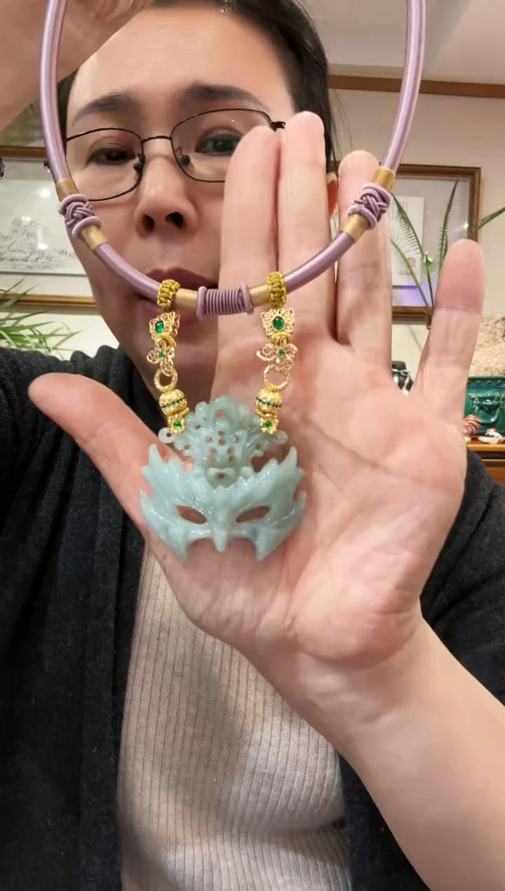 【闪购商品】翡翠颈饰未镶嵌国风