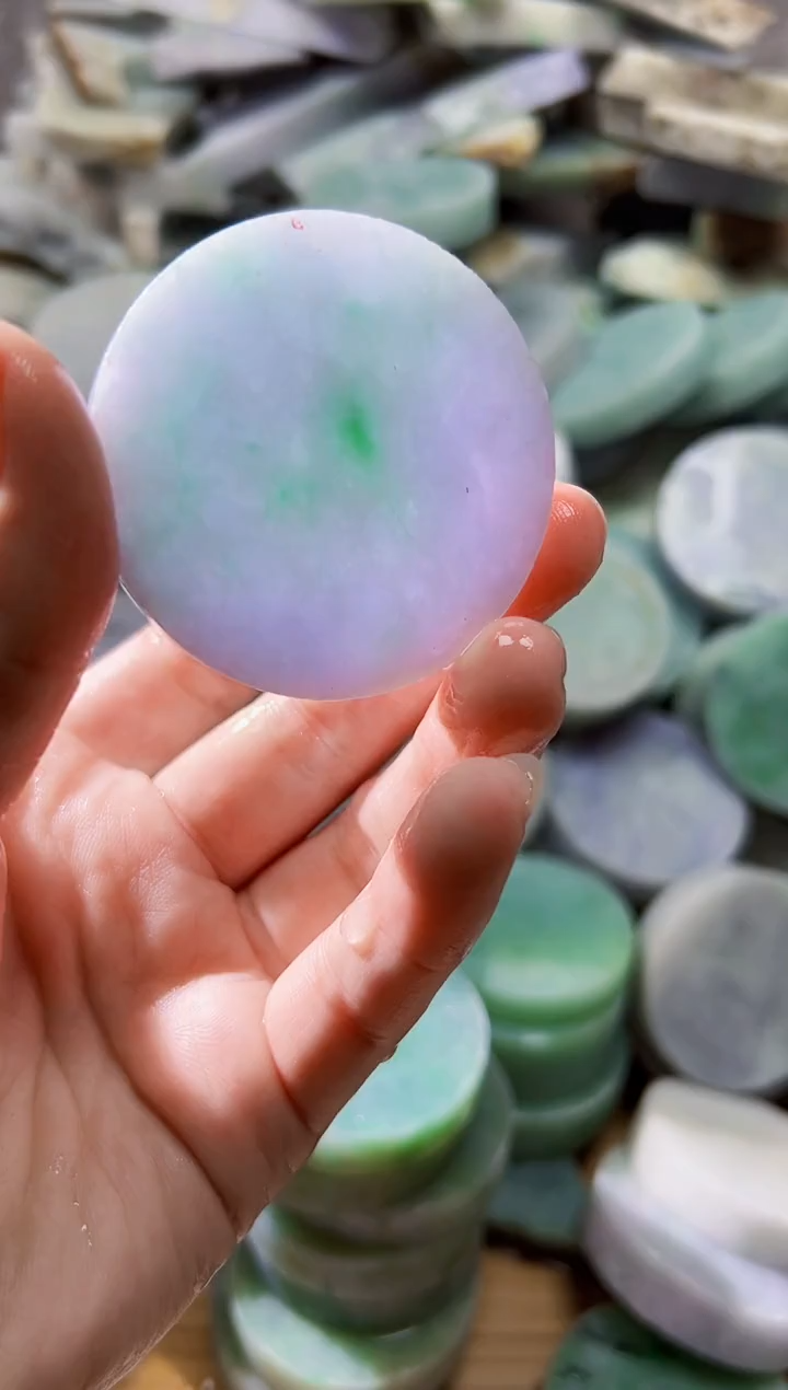 裸石翡翠天然翡翠A货玉 南 380