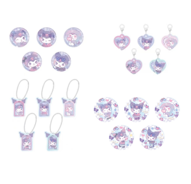 【日谷】-正版三丽鸥库洛米 咖啡厅 黑猫限定 贴纸 吧唧 未成年禁止