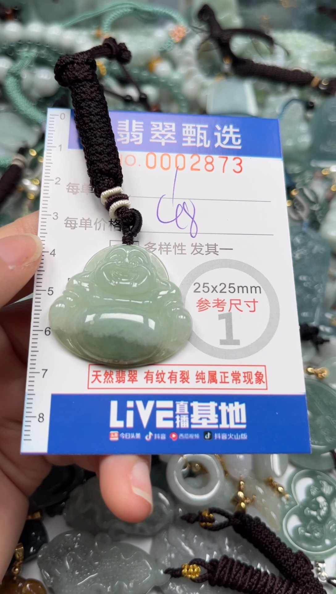 【闪购商品】翡翠颈饰未镶嵌00..2873