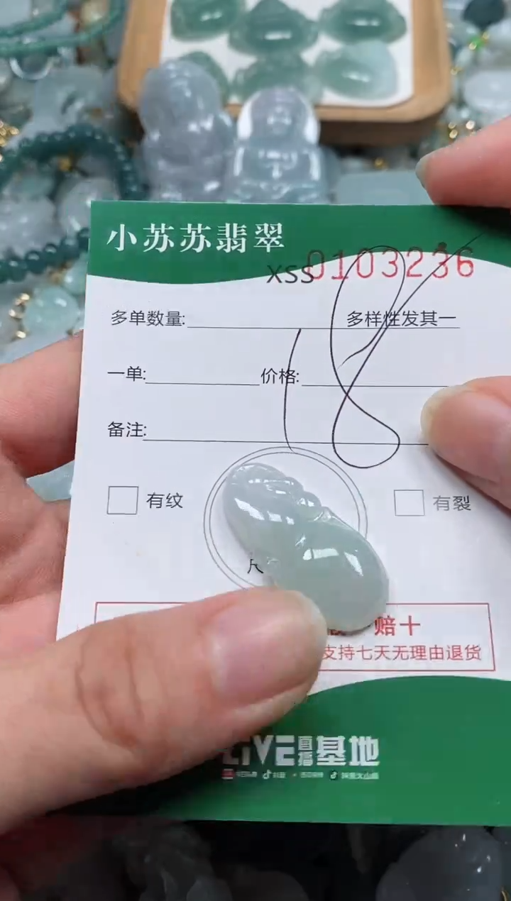 【闪购商品】翡翠颈饰未镶嵌闪购商品0103236