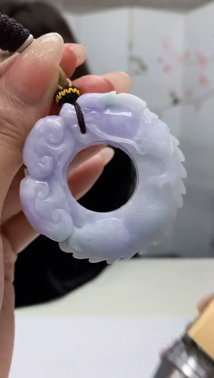 【闪购商品】定制翡翠未镶嵌4829MM-毛货挂件56