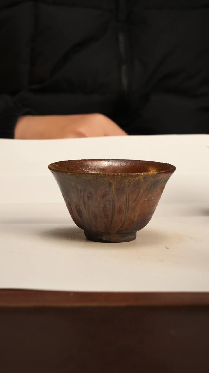 【闪购商品】杯218柴烧手工拉胚盖碗福利款不退不换/