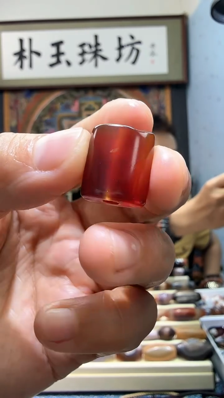 【闪购商品】玛瑙/玉髓颈饰未镶嵌板珠16*14*9