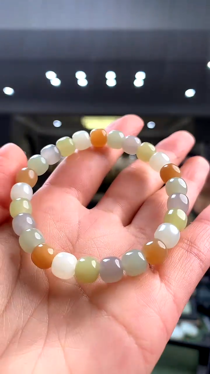 未镶嵌手串和田玉手串