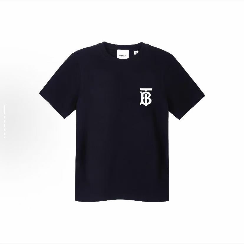 未使用 BURBERRY/博柏利 徽标印花圆领短袖T恤
