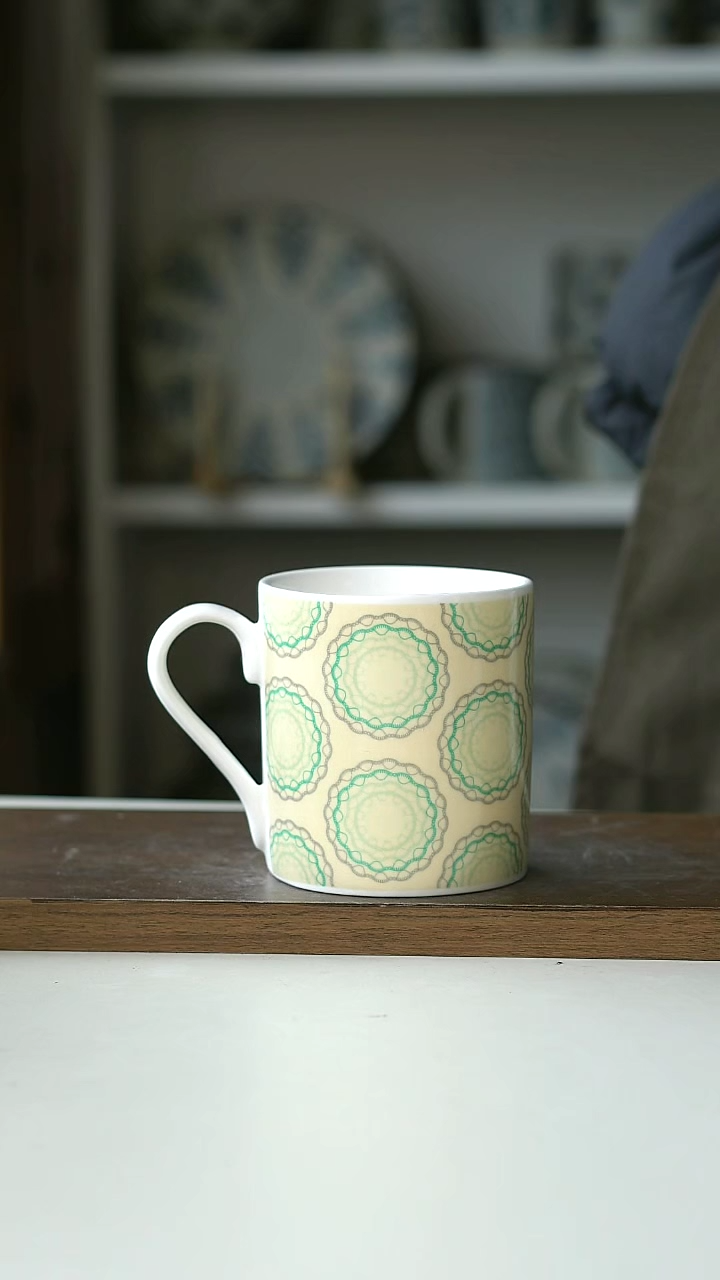 【闪购商品】陶瓷微瑕出英国设计师款马克杯@4-2@