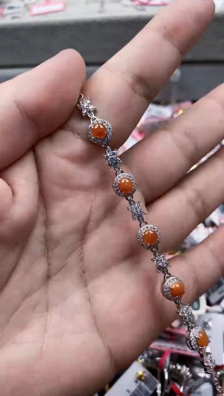 翡翠银S925镶嵌戒指88888---2