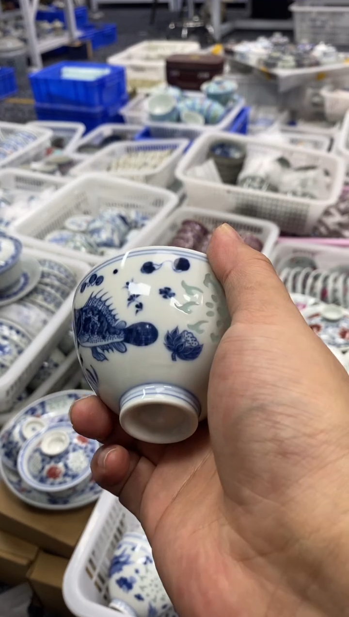 摆件陶景德陶瓷茶具容量约70