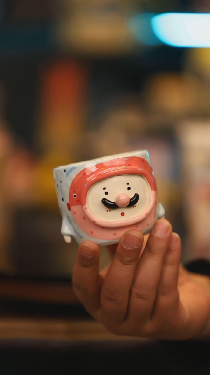 【闪购商品】摆件随机画片景德镇高温釉下彩绘设计师款