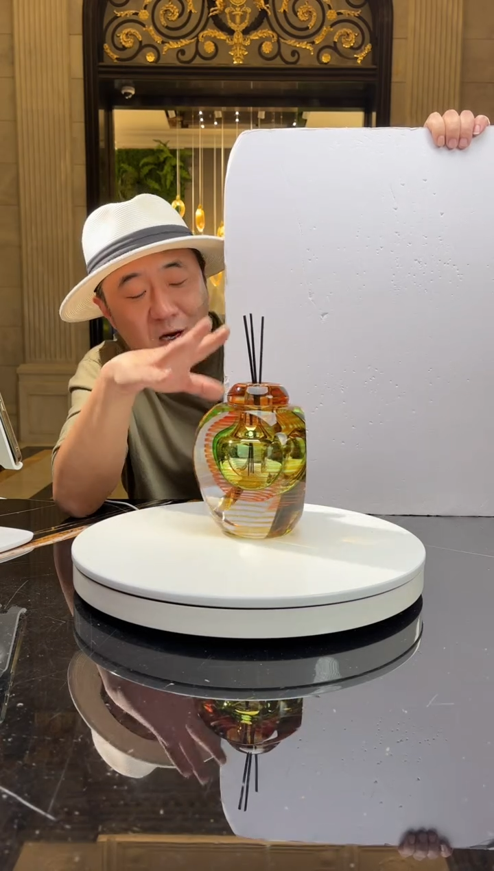 【闪购商品】摆件AJ06521艺术琉璃香薰瓶