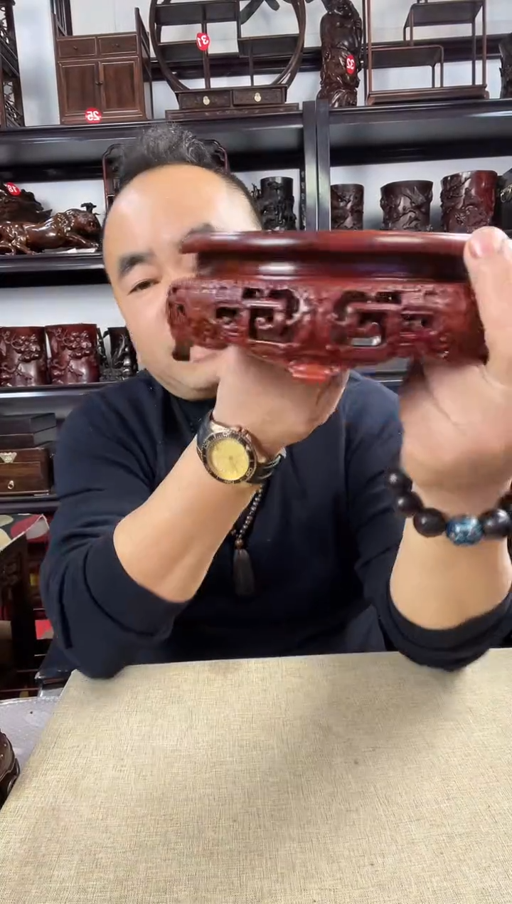 木16黄圆老李红木工艺品