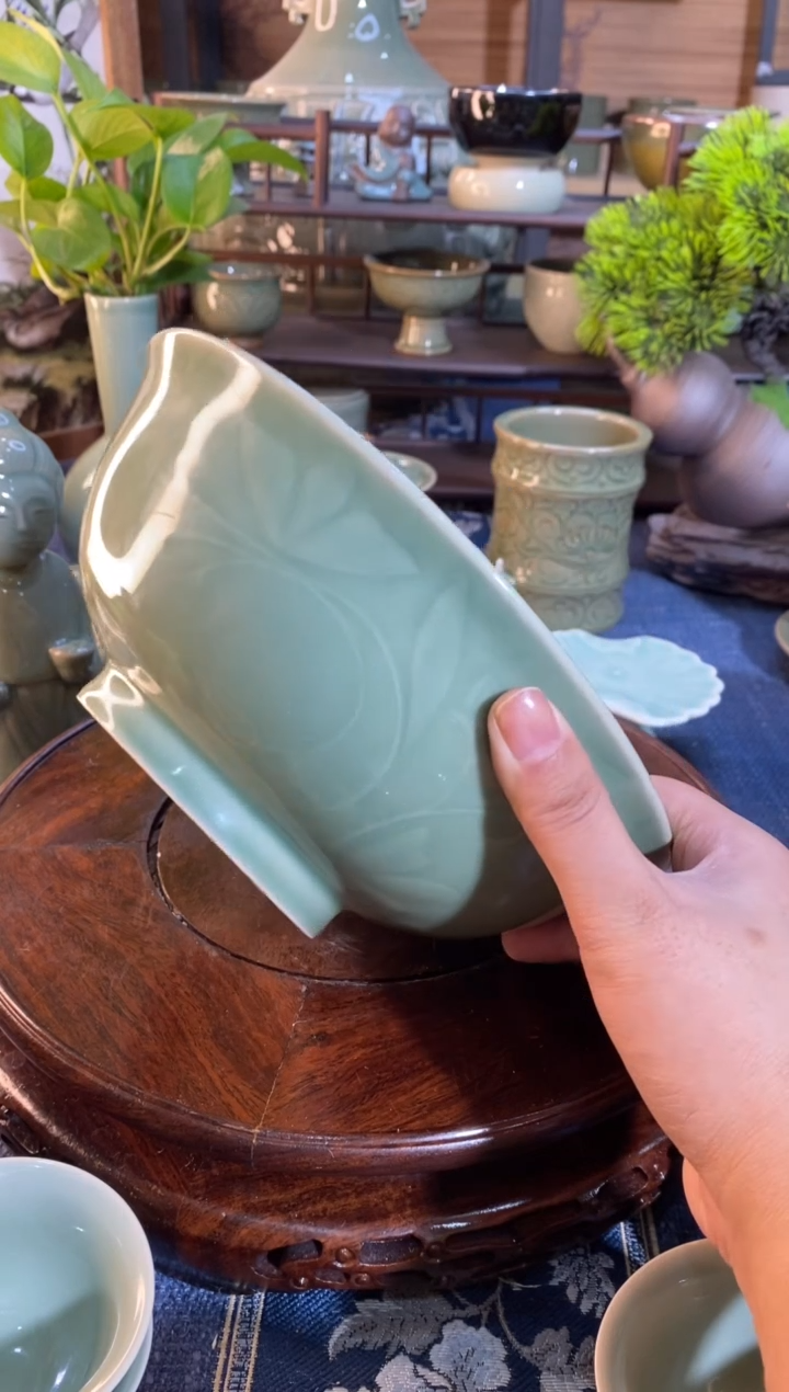 【闪购商品】b000019微瑕8.3英寸玉兰碗2只