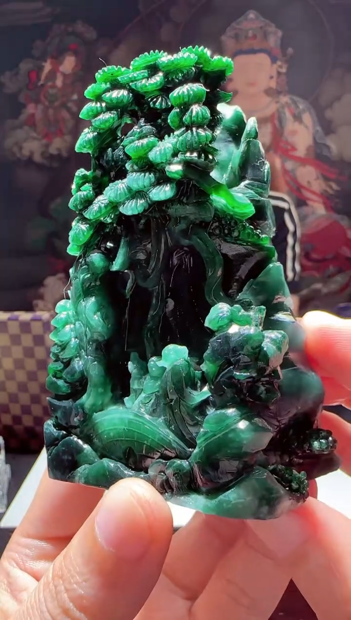 定制翡翠未镶嵌J-@@QJSX0804170