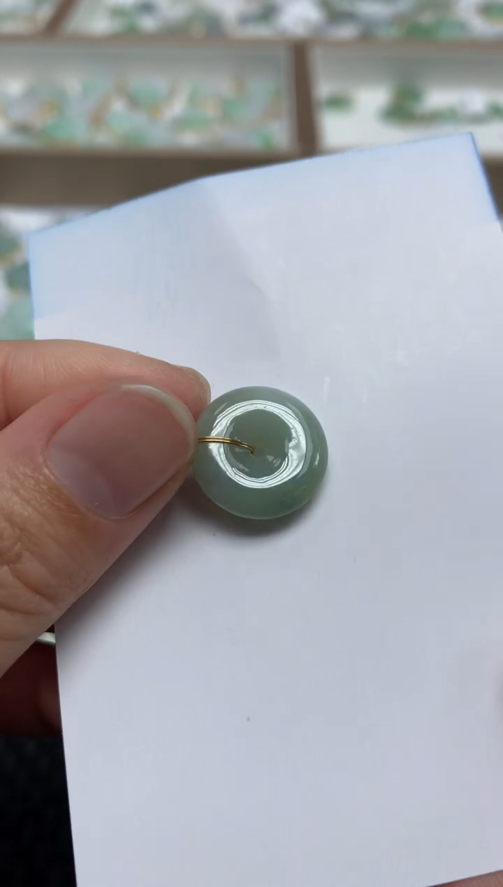 【闪购商品】翡翠颈饰合金天然翡翠A货