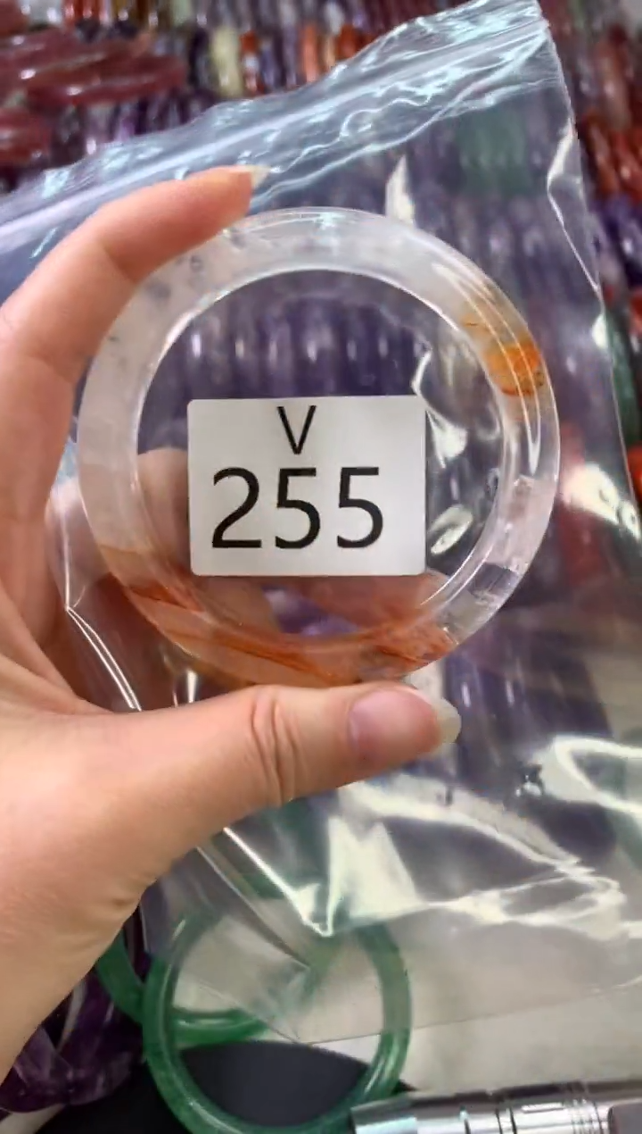 【闪购商品】水晶水晶手镯V未镶嵌255-60