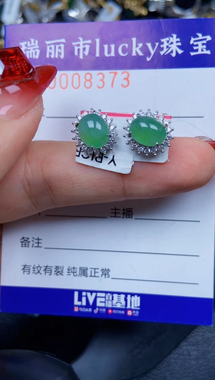 【闪购商品】翡翠颈饰银S925镶嵌8373