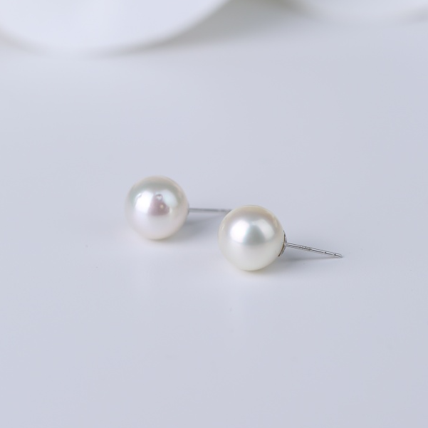 【DOHX】18K金 南洋澳白【凡尔赛迷雾】南洋澳白素钉 10-11MM 经典