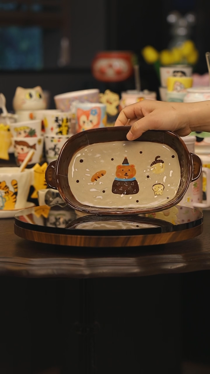 【闪购商品】摆件景德镇釉下彩绘设计师款式陶瓷