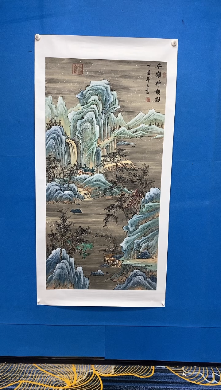 【闪购商品】国画张巨富 雪景山水竖版