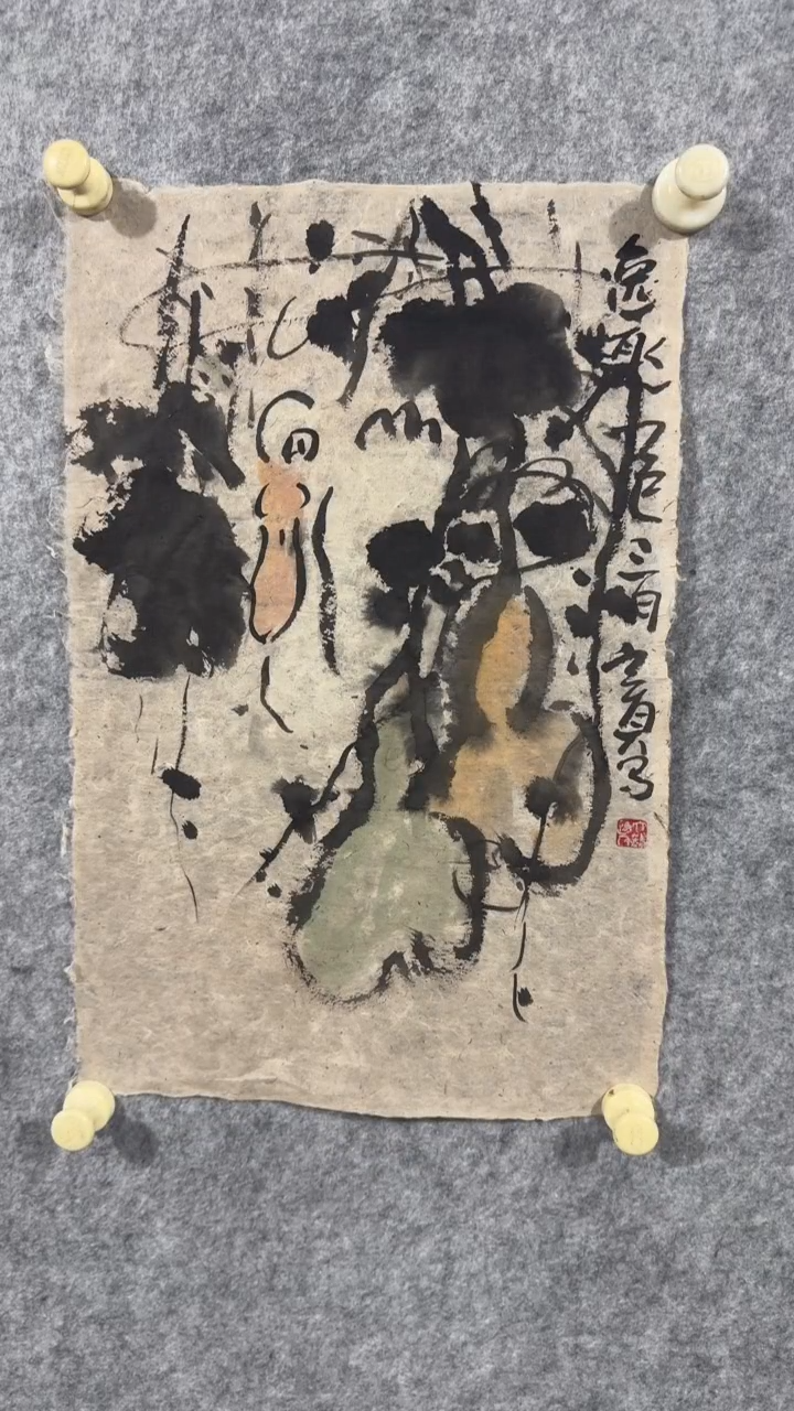 国画写意画花鸟画手绘