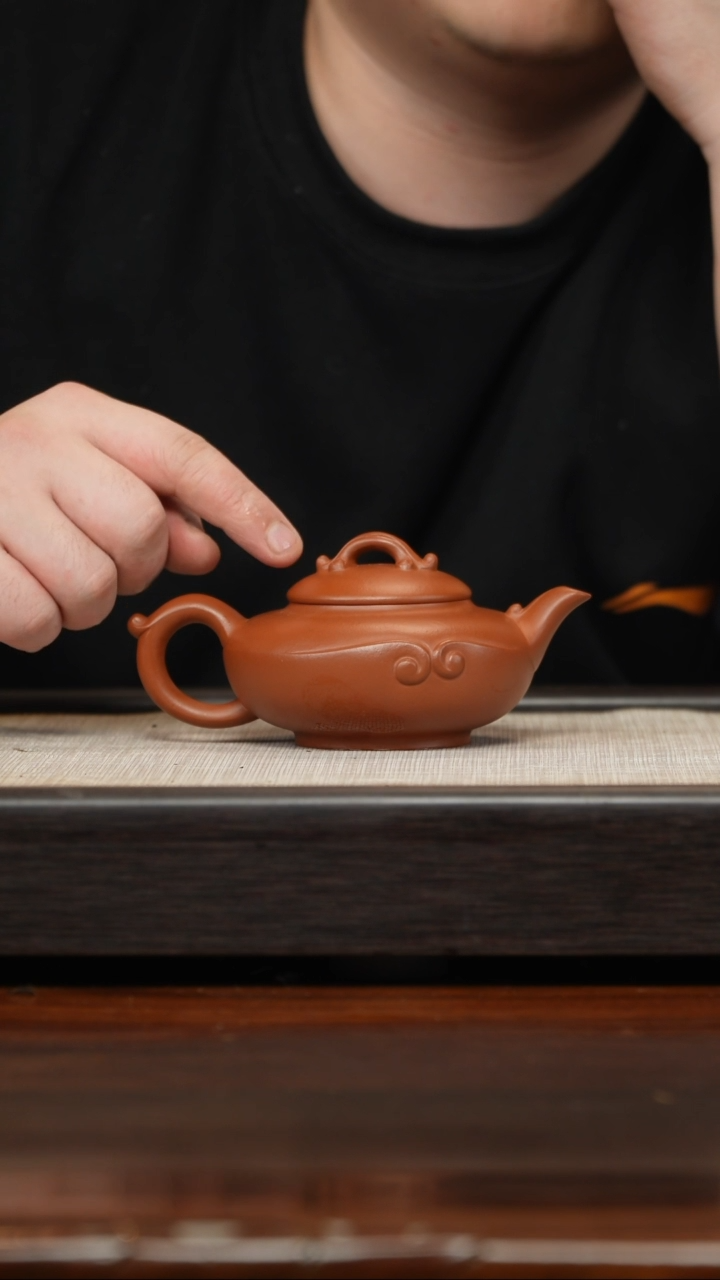 【闪购商品】紫砂茶壶朱泥玉如意