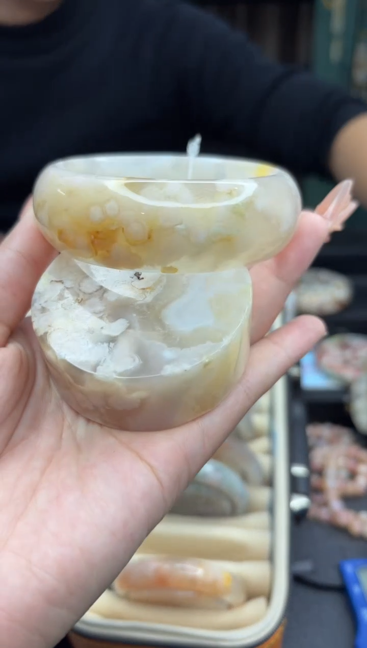 【闪购商品】石英质玉手镯未镶嵌762（62圈赠送镯心）