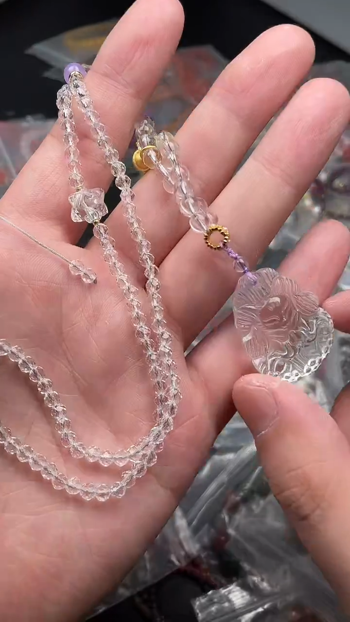 未镶嵌颈饰水晶多样性发货拍一发一
