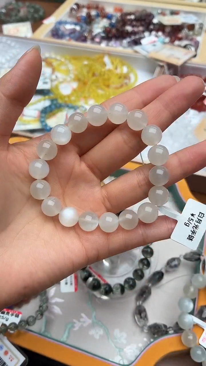 手链未镶嵌长石白月光11mm