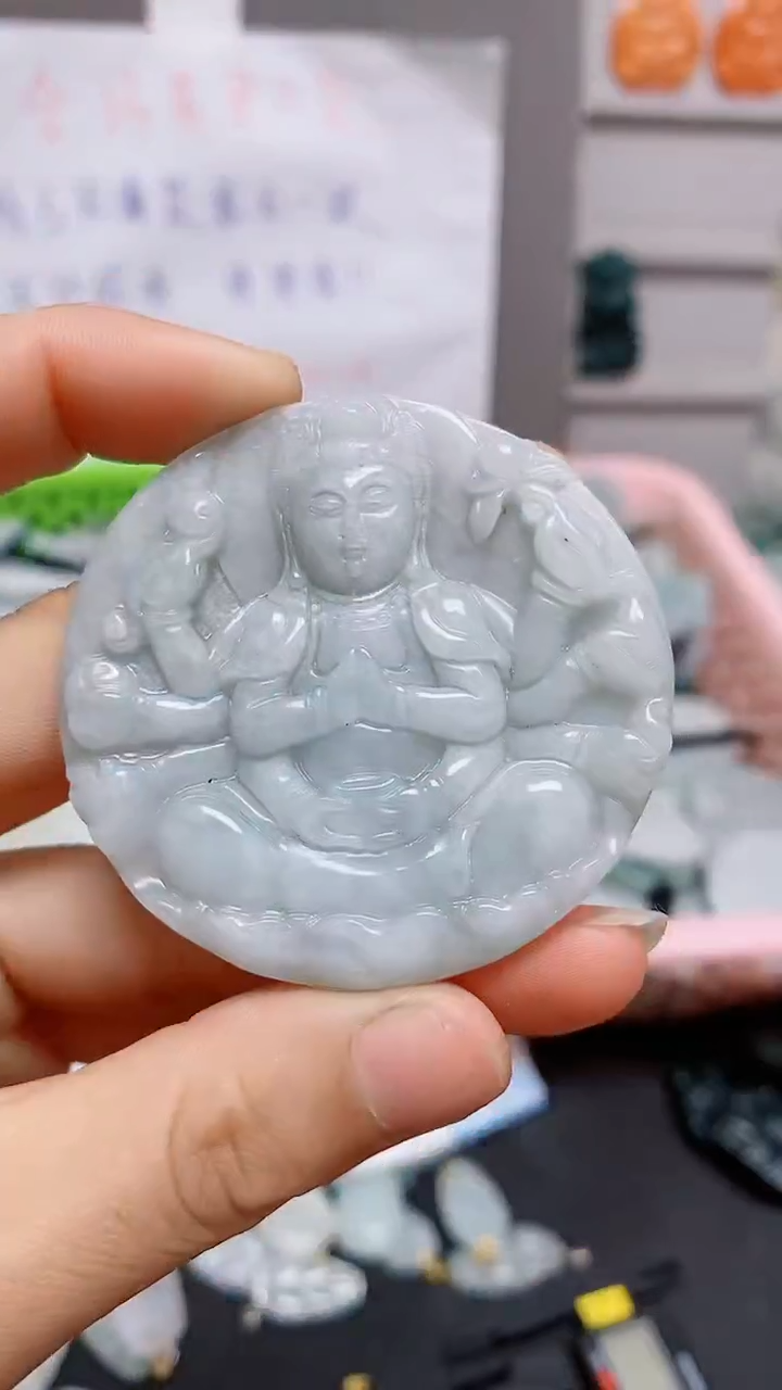 【闪购商品】翡翠颈饰未镶嵌天然翡翠A货